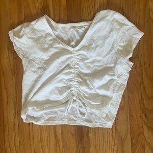 Oneil scrunch tie top size s